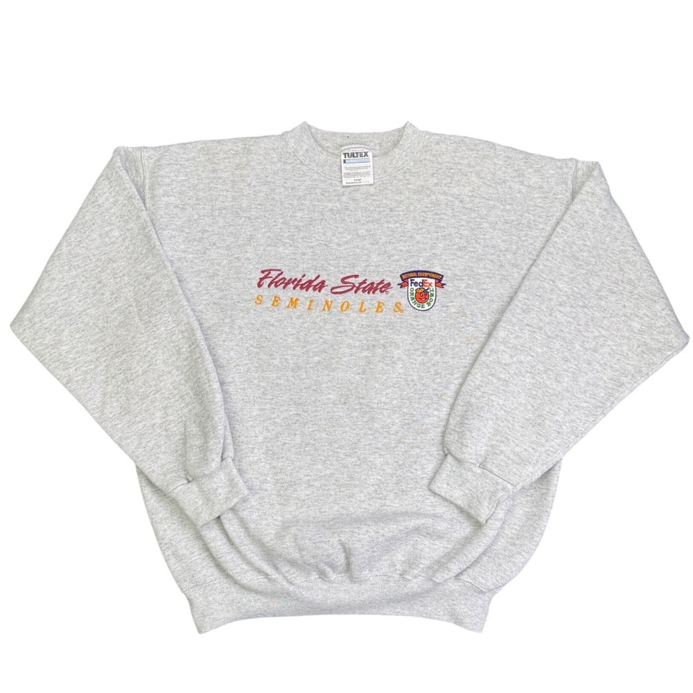 Florida State Seminoles Tultex Sweatshirt Orange Bowl National Championship L - Picture 1 of 6